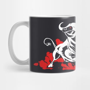 A muscular bull Mug